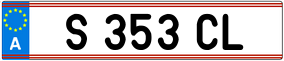 Truck License Plate